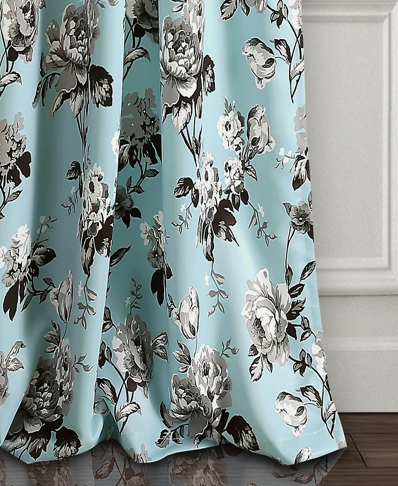 Tania Floral 52" x 84" Curtain Set