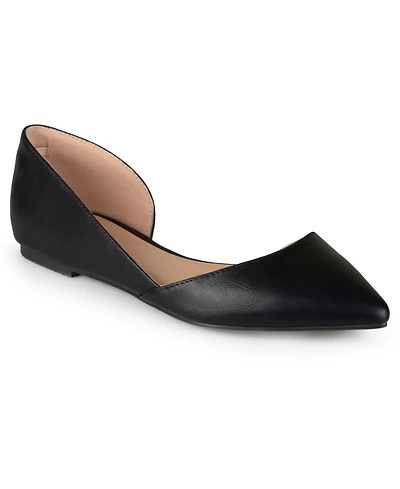 Journee Collection Women's Cortni Pointed Toe d'Orsay Flats