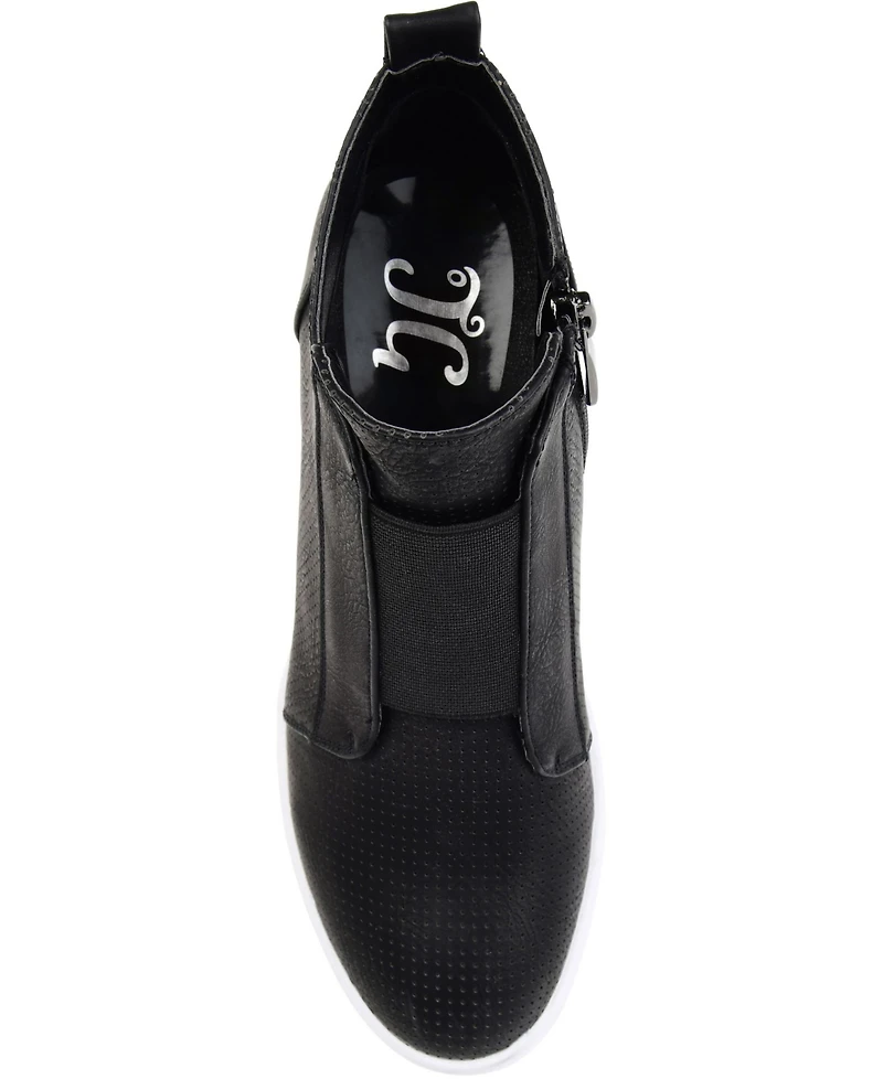 Journee Collection Women's Clara Wedge Sneakers
