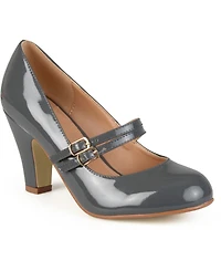 Journee Collection Women's Wendy Double Strap Mary Jane Pumps