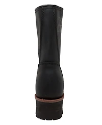 AdTec Men's 9" Waterproof Steel Toe Logger Black