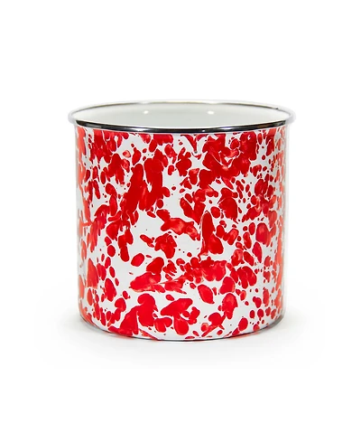 Golden Rabbit Swirl Enamelware Collection Utensil Holder