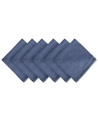 Denim Embroidered Jeans Napkin, Set of 6