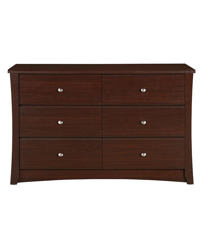 Storkcraft Crescent 6 Drawer Double Dresser