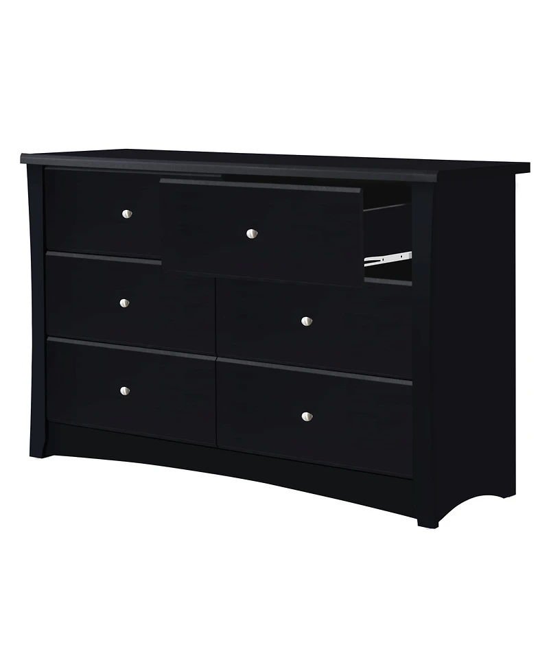 Storkcraft Crescent 6 Drawer Double Dresser