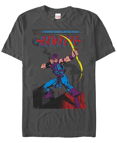 Marvel Men's Comic Collection Classic Style Hawkeye Short Sleeve T-Shirt
