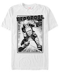 Marvel Men's Deadpool Samurai Stance Short Sleeve T-Shirt