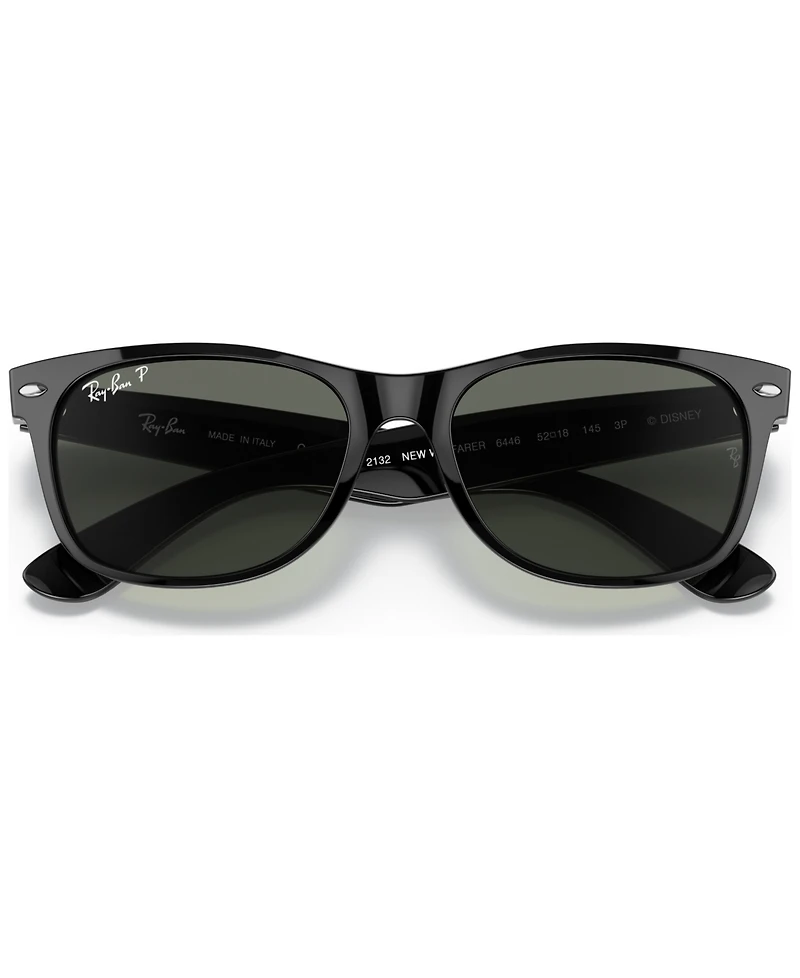 Ray-Ban Disney Unisex Polarized Sunglasses, RB2132 New Wayfarer