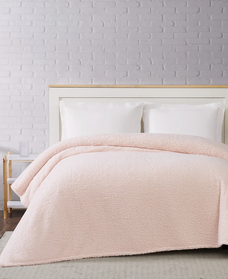 Brooklyn Loom Marshmallow Sherpa Blanket