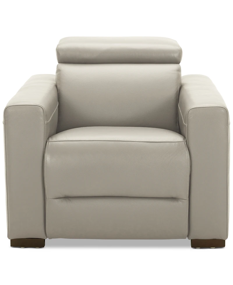 Nevio 39" Leather Power Recliner with Rachet Headrest