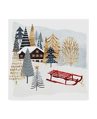 Victoria Borges Christmas Chalet Ii Canvas Art - 15" x 20"