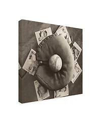 Judy B. Messer Baseball Nostalgia Iii Canvas Art - 15" x 20"