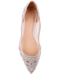 Journee Collection Women's Batavia Embellished Flats