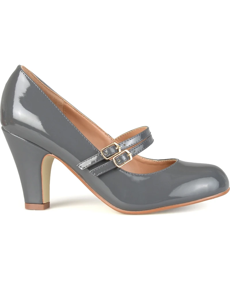 Journee Collection Women's Wendy Double Strap Mary Jane Pumps