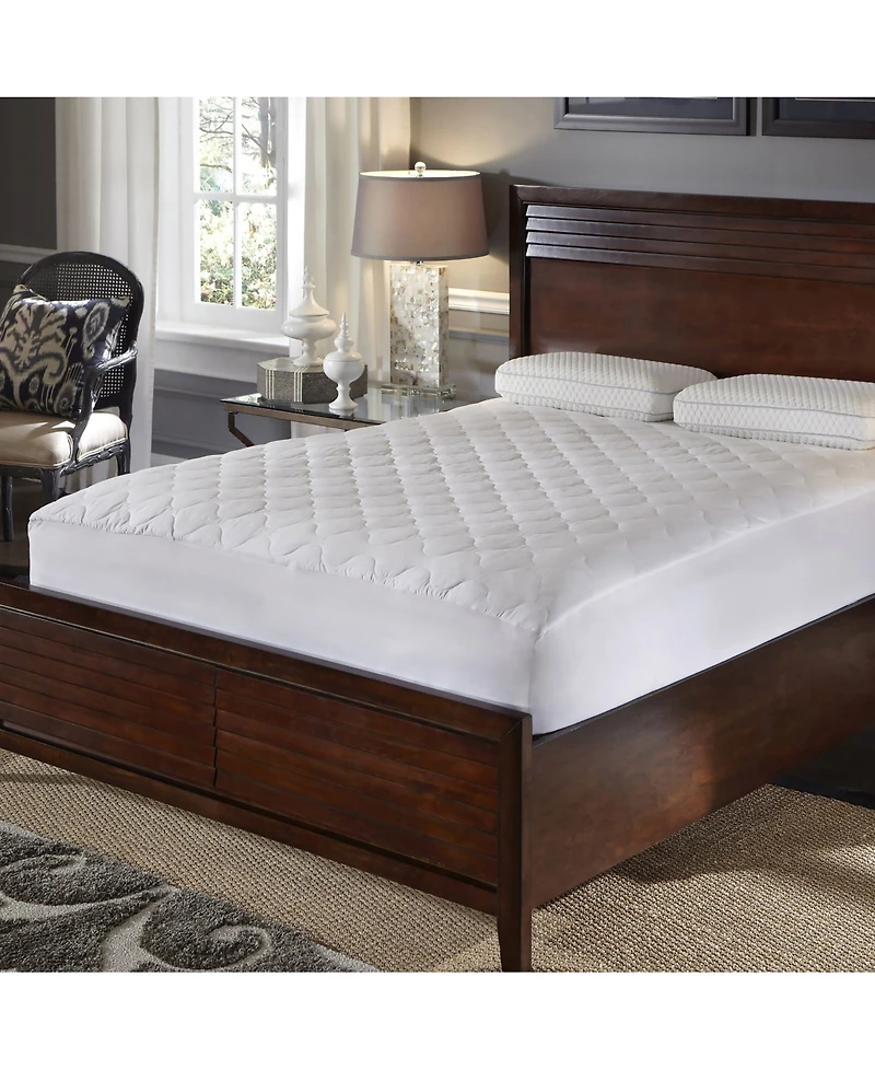 Rio Home Fashions Hotel Laundry Triple Protection Waterproof Mattress Pad, King
