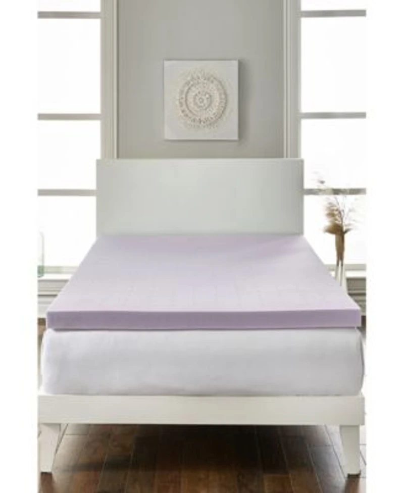 Rio Home Fashions Loftworks 2 Lavender Infused Deep Sleep Therapy Extra Soft Mattress Foam Topper