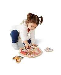 Melissa and Doug Barnyard Animals Jumbo Knob