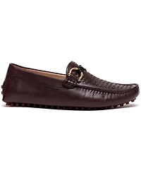 Carlos by Santana Men's Malone Interweave Leather Slip-On Driving Loafers