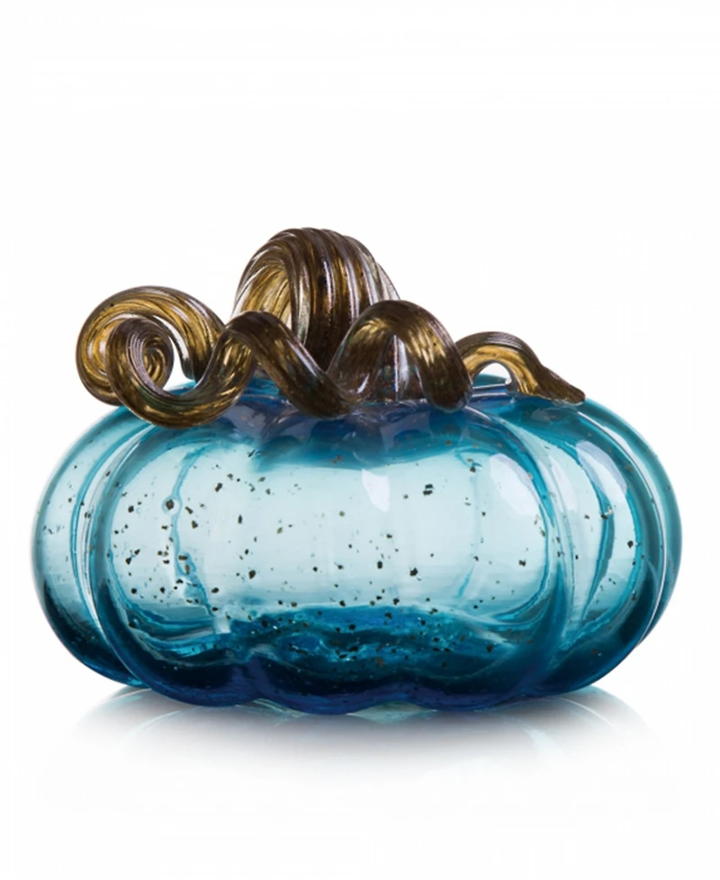 Glitzhome Glass Pumpkin