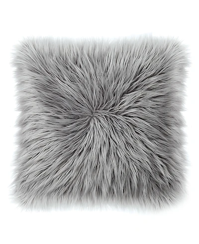 Juicy Couture Sheepskin Faux-Fur Decorative Pillow, 22" x 22"
