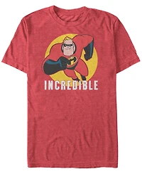 Disney Pixar Men's The Incredibles, Mr. Incredible Strong Pose Short Sleeve T-Shirt