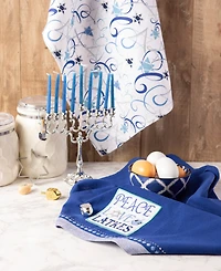 Design Imports Peace Love Latkes Dishtowels Set