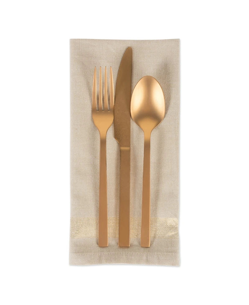 Design Imports Sparkle Stripe Napkin Set