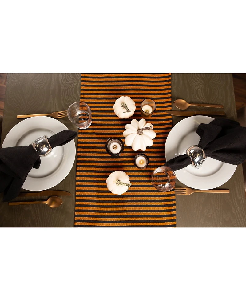 Design Imports Witchy Stripe Table Runner