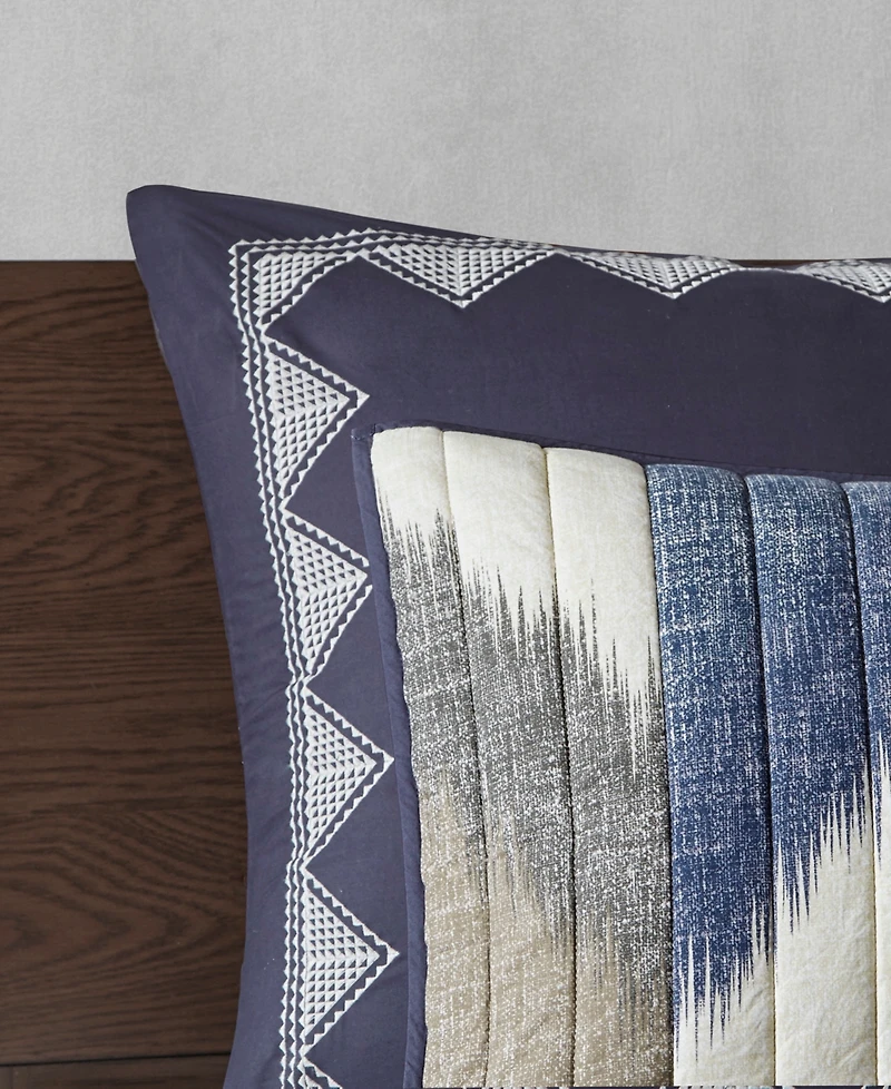 Ink+Ivy Alpine Chevron Stripe 3-Pc. Quilt Set, King/California King