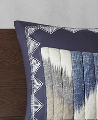 Ink+Ivy Alpine Chevron Stripe 3-Pc. Quilt Set, King/California King