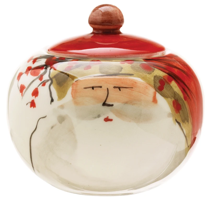 Vietri Old St. Nick Sugar Bowl