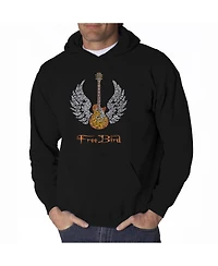 La Pop Art Men's Word Hoodie - Lyrics To Freebird