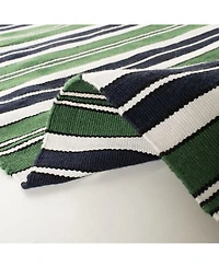 Lauren Ralph Lauren Leopold Stripe LRL2462K Green 5' X 8' Outdoor Area Rug