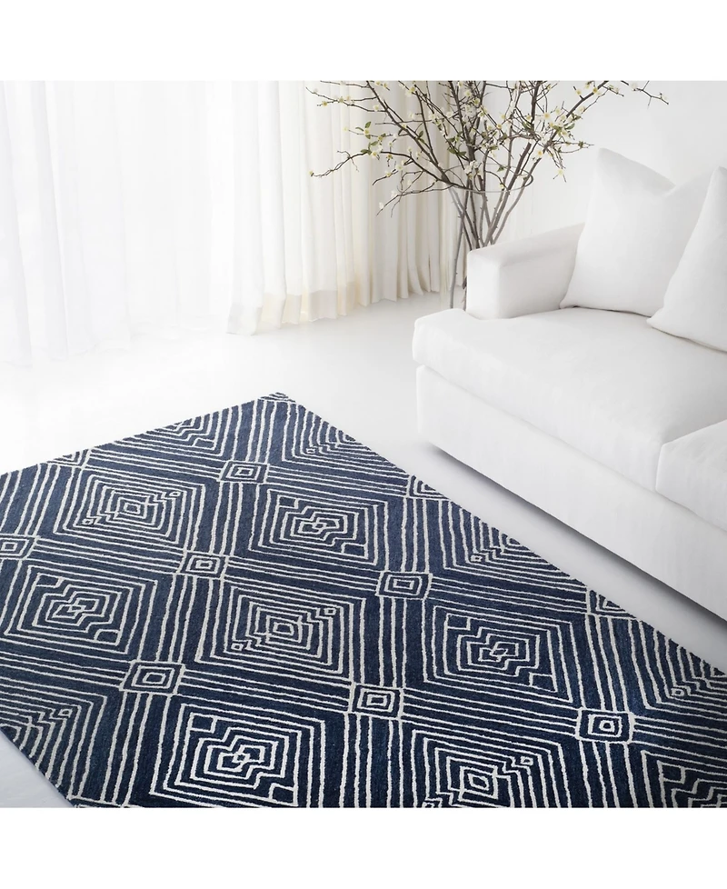 Lauren Ralph Lauren Isabella LRL6608N Indigo 2'3" X 8' Runner Area Rug
