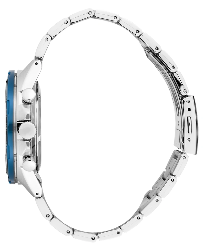Seiko Men's Essentials Chronograph Stainless Steel Bracelet Watch 43.9mm