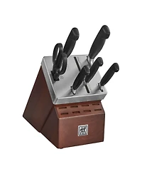 Zwilling Four Star Self-Sharpening 7pc Knife Block Set