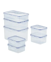 Lock n Lock Easy Essentials Rectangular 14-Pc. Food Storage Container Set