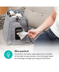 Bbluv Ultra Complete Multi Pocketed Durable Diaper Bag