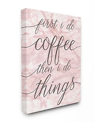 Stupell Industries Coffee Things Cavnas Wall Art, 16" x 20"