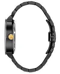 Bulova Men's Futuro Black Stainless Steel Bracelet Watch 42mm