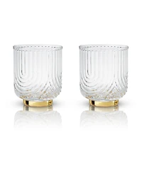 Viski Gatsby Tumblers, Set of 2, 12 Oz