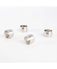 Saro Lifestyle Rounded Napkin Ring, Set of 4
