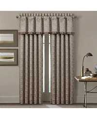 J Queen New York Cracked Ice Straight Window Valance, 88" x 18"