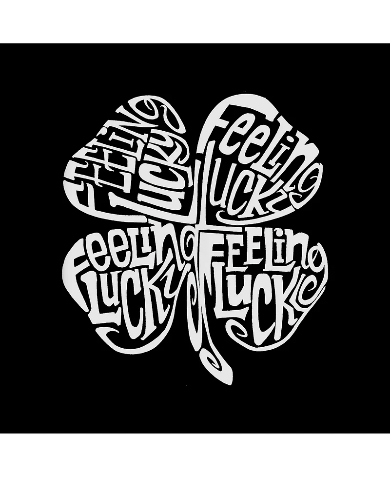 La Pop Art Men's Word T-Shirt - Feeling Lucky