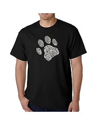 La Pop Art Men's Word T-Shirt - Dog Paw