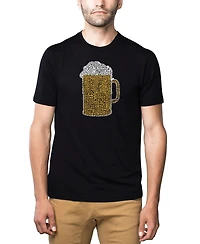 La Pop Art Men's Premium Word T-Shirt - Slang Terms For Being Wasted