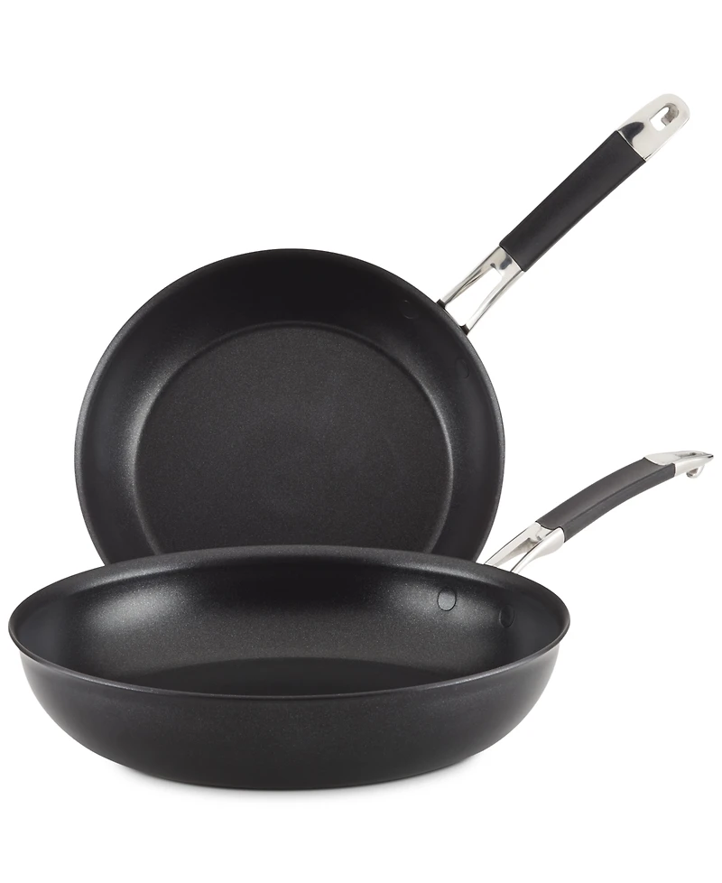 Anolon SmartStack 10" & 12" Hard-Anodized Nesting Skillet Set
