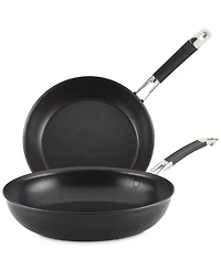 Anolon SmartStack 10" & 12" Hard-Anodized Nesting Skillet Set
