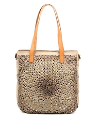 Old Trend Stellar Stud Leather Tote Bag