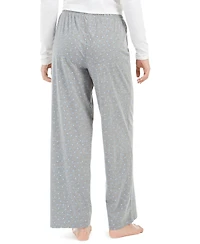 Hue Women's Sleepwell Printed Knit Pajama Pant made with Temperature Regulating Technology